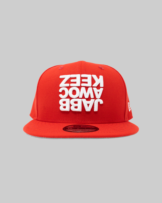 3 Stack New Era Snapback Hat - Red