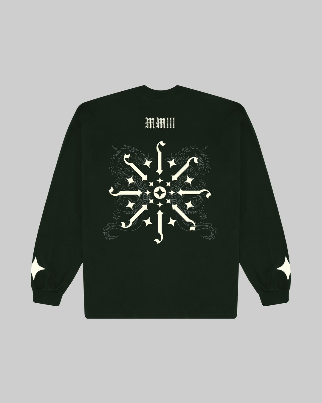 Old English Jabbawockeez Longsleeve Ivy Green