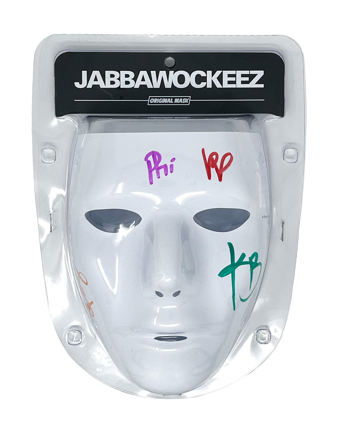 Original Autographed Mask Jabbawockeez White