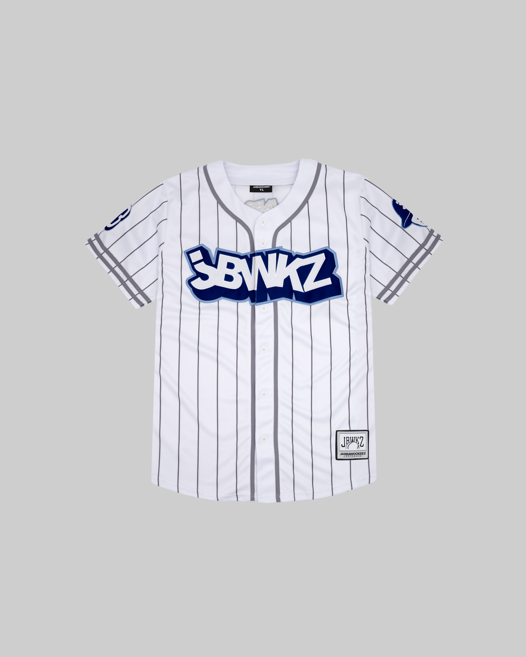 jabbawockeez ジャバウォーキーズ　ベースボールジャージー YouthBaseball_white_Front.png?