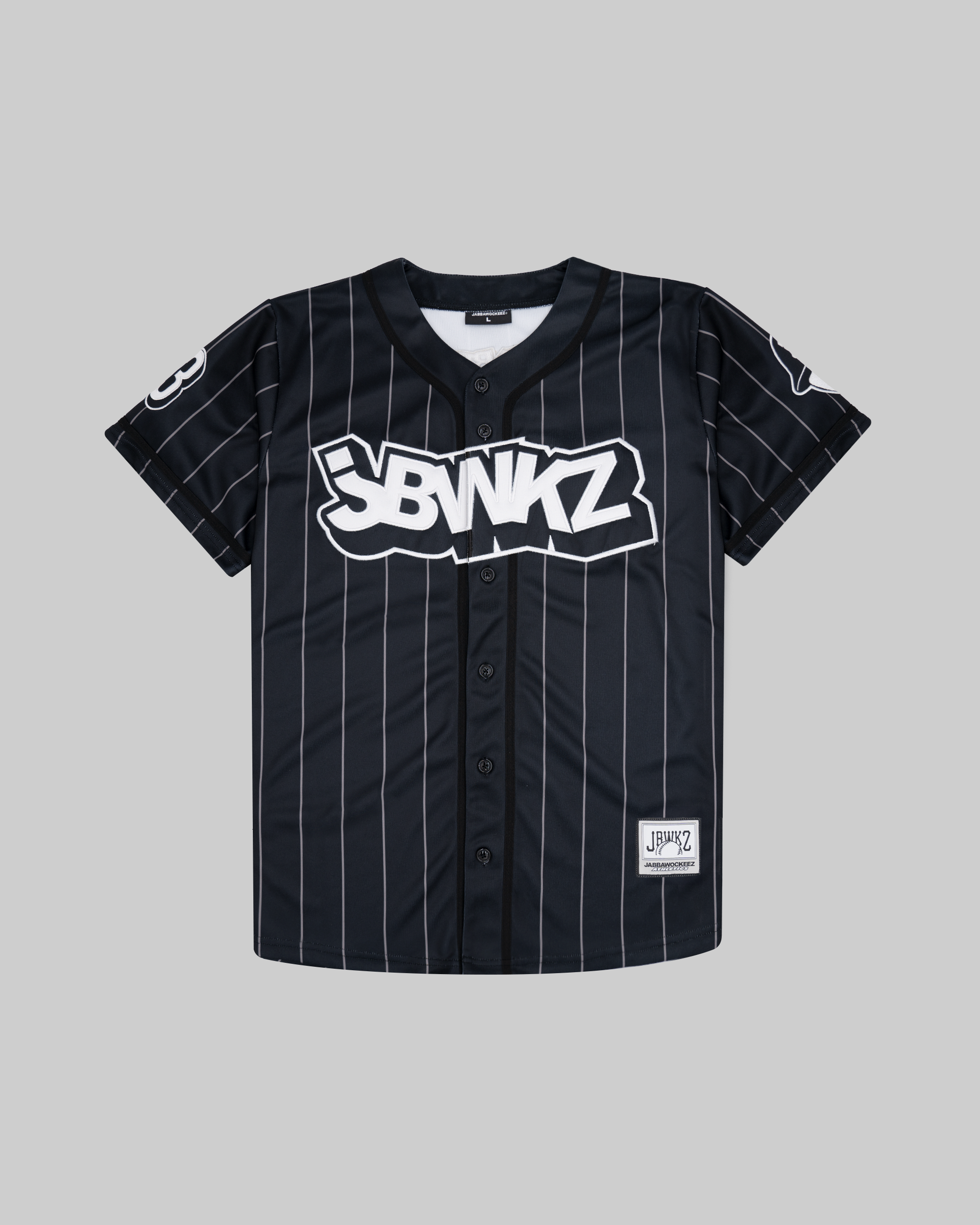 JBWKZ Jabbawockeez Baseball Jersey Black | Wockshop JBWKZ Jabbawockeez Baseball Jersey Black | Wockshop