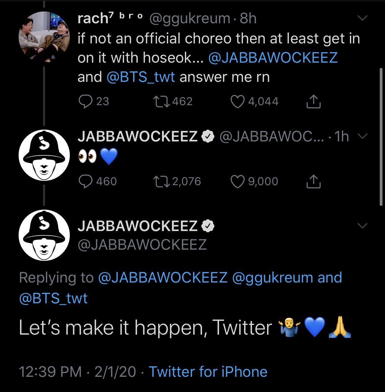 #JABBAWOCKEEZxBTS - World Trending Topic on Twitter