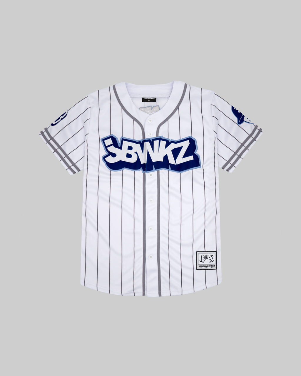 JBWKZ Jabbawockeez Baseball Jersey White | Wockshop