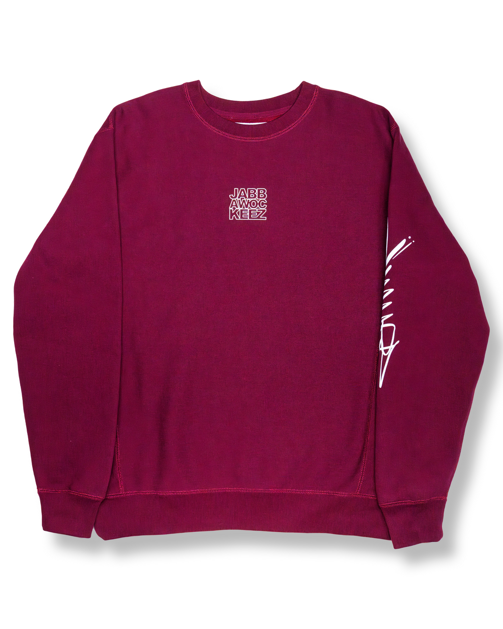 Portrait SMURF x Jabbawockeez Pullover Crew Maroon