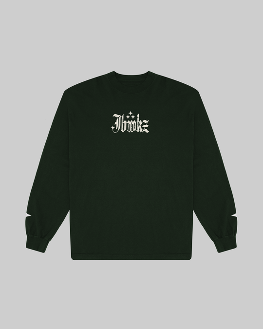 Old English Jabbawockeez Longsleeve Ivy Green