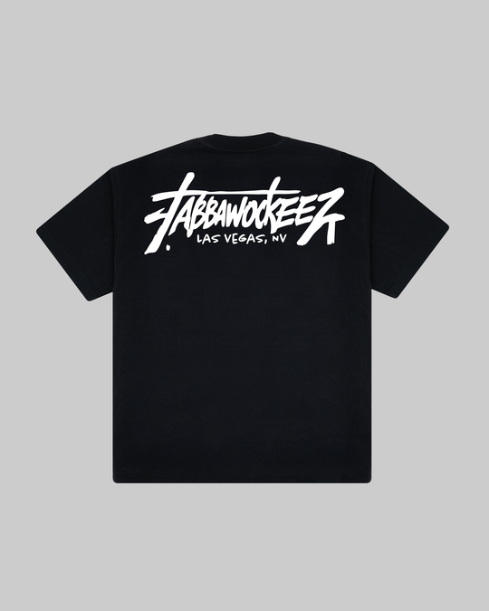Script Tee Black