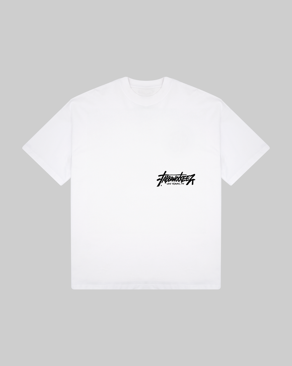 Script Tee White | Wockshop