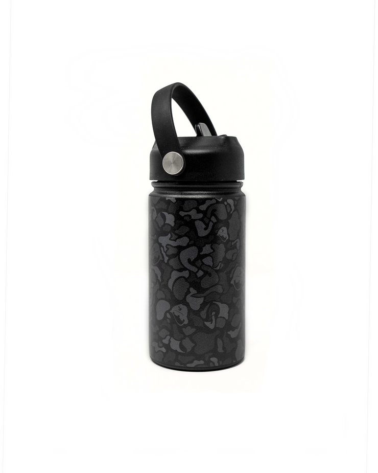 Insulated Bottle - 12oz - Black Camo