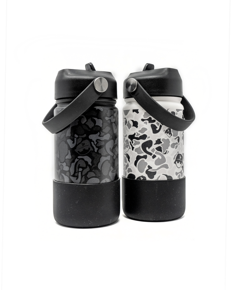 Insulated Bottle - 12oz - Black Camo