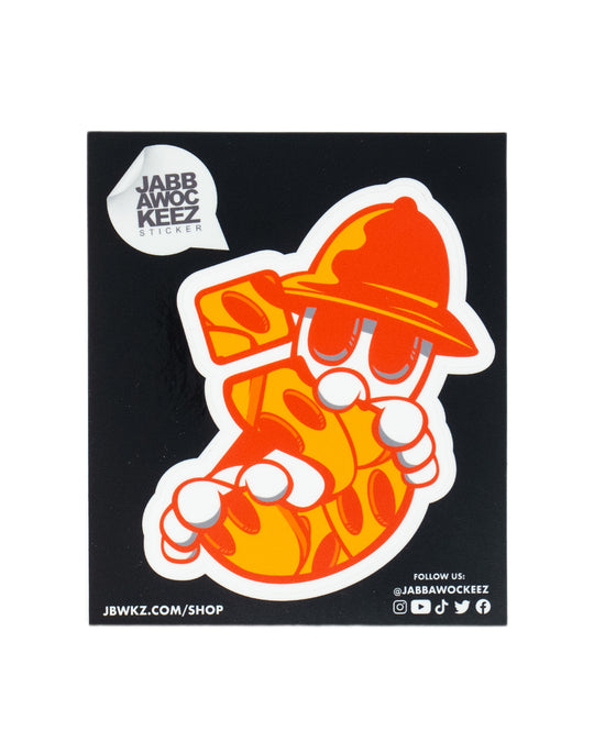 Jabba J Jabbawockeez Sticker Orange