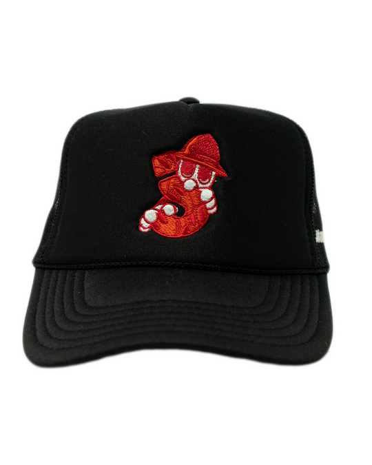 Jabba J Red- Trucker Hat
