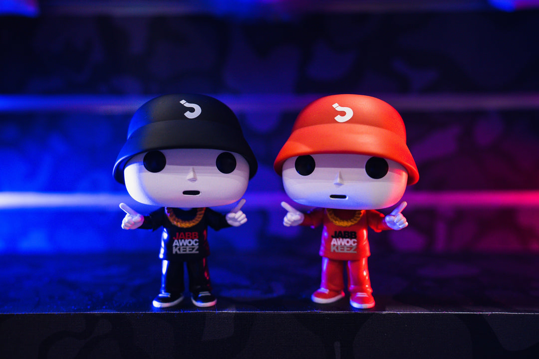 3 Stack Jabbawockeez Autographed Funko Pop Red/Black Chase Variant